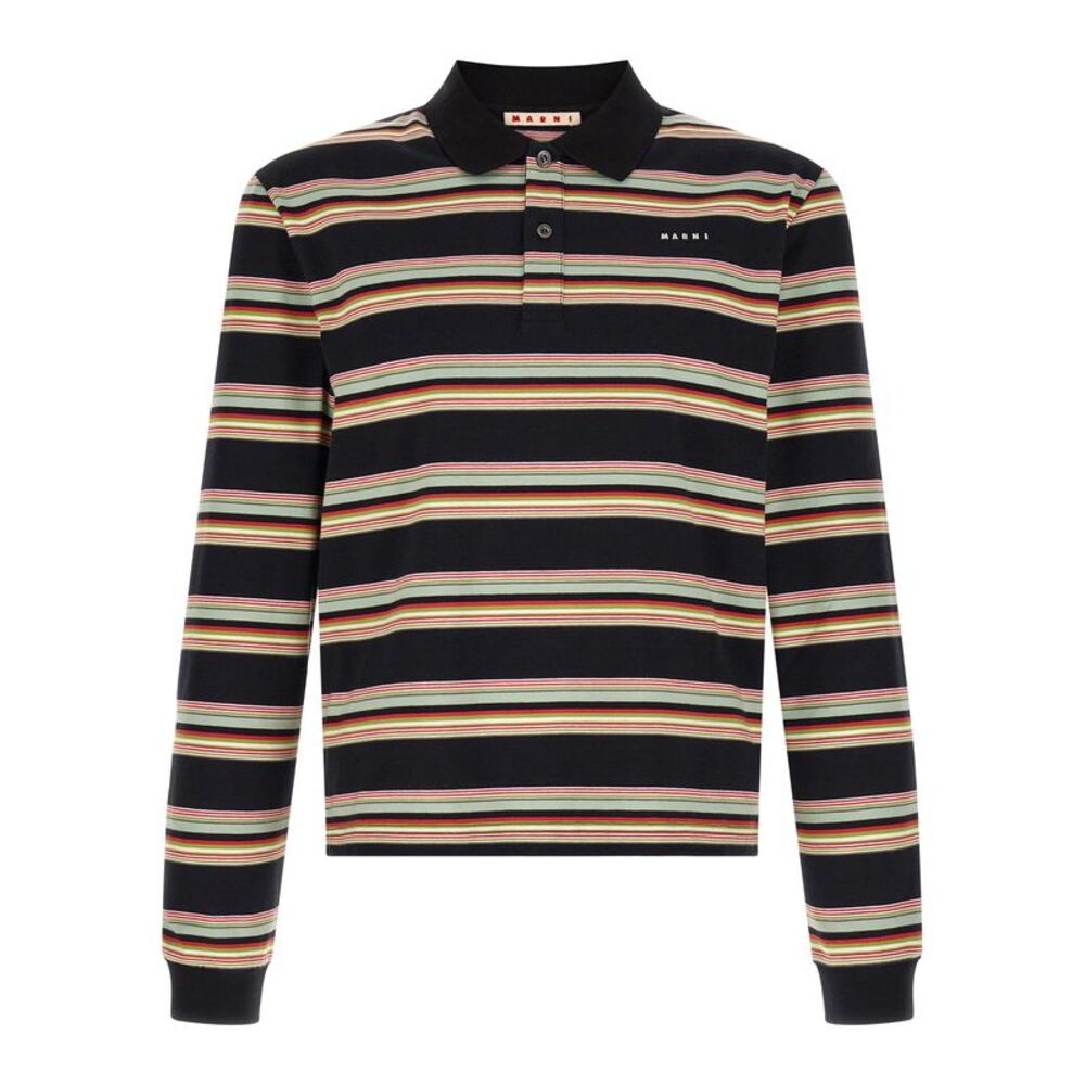 Marni Multicolor Cotton Polo Men's Shirt